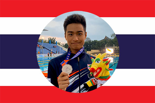 thai national swimmer Opchoey