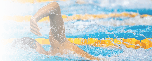 freestyle male swimmer