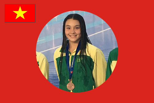 Best national swimmer for Vietnam Chloe